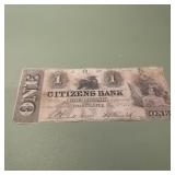 Obsolete Currency Citizens Bank Worchester
