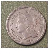 1873 Nickel Three Cent Piece 3c