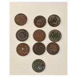 10 Indian Head Small Cent 1c
