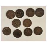 10 Indian Head Small Cent 1c