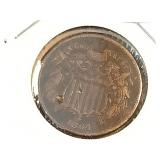 1864 Two Cent Piece 2c