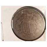 1864 Two Cent Piece 2c