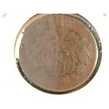 1864 Two Cent Piece 2c