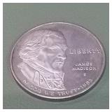 1993 S Liberty Silver Dollar James Madison