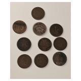 10 Indian Head Small Cent 1c