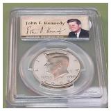 2008 S Kennedy Half Dollar 50c PCGS PR69DCAM 50th