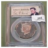 2010 S Kennedy Half Dollar 50c PCGS PR69DCAM 50th