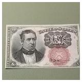 Fifth Issue 10c Fractional Currency F1266 Red Seal