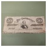 Confederate Currency T-66 Feb 17, 1861