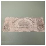 Confederate Currency T-18 Sept 2, 1861 Contemporar