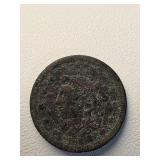 9 Liberty Head Large Cent 1c Damaged/Can't Read