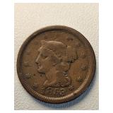 3 1853 Liberty Head Large Cent 1c