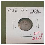 1856 Liberty Seated Half Dime 5c