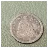 1856 Liberty Seated Half Dime 5c