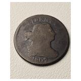 1807 Draped Bust Half Cent 1/2c