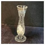 Yugoslavian Crystal 7' Stem Vase