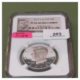 2010 S Kennedy Half Dollar 50c NGC PF69 ULTRA CAME