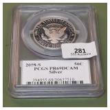 2008 S Kennedy Half Dollar 50c PCGS PR69DCAM