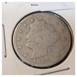 1889 Liberty Head 'V' Nickel 5c
