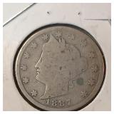 1887 Liberty Head 'V' Nickel 5c
