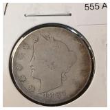 1887 Liberty Head 'V' Nickel 5c
