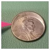 1995 Lincoln Penny 1c Error - Off-Center