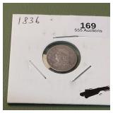 1836 Capped Bust Half Dime 5c