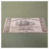 Obsolete Currency The New Orleans, Jackson & Great
