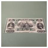 Obsolete Currency Citizens Bank of Louisiana