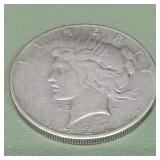 1927 Peace Silver Dollar