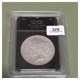 1926 Peace Silver Dollar BA Very Good