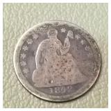 1842 Liberty Seated Half Dime 5c