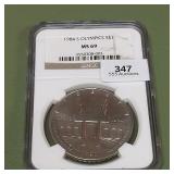 1984 S Silver Dollar NGC MS69 XXIII Olympiad Los A