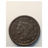 3 1843, 1845, 1846 Liberty Head Large Cent 1c
