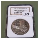 1994 P Liberty Silver Dollar NGC PF69 ULTRA CAMEO