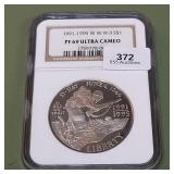 1991-1995 W Liberty Silver Dollar NGC PF69 ULTRA C