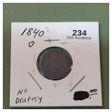 1840 Liberty Seated Dime 10c
