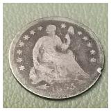 1855 Liberty Seated Half Dime 5c