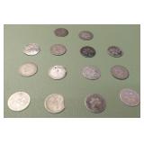 (14) Silver Trime 3c
