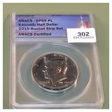 2019 D Kennedy Half Dollar 50c ANACS SP69 PL 2019
