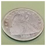 1842 Liberty Seated Silver Dollar