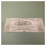 Obsolete Currency New Orleans, Jackson & Great Nor