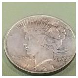 1924 Peace Silver Dollar