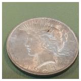 1923 Peace Silver Dollar