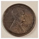 1909 S VBD Wheat Small Cent 1c