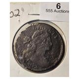 1802 Draped Bust Large Cent 1c