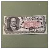 Fifth Issue 50c Fractional Currency F1380-F1381 Gr