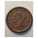 1853 Liberty Head Large Cent 1c