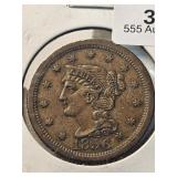 1856 Liberty Head Large Cent 1c
