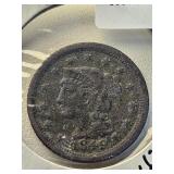 1849 Liberty Head Large Cent 1c